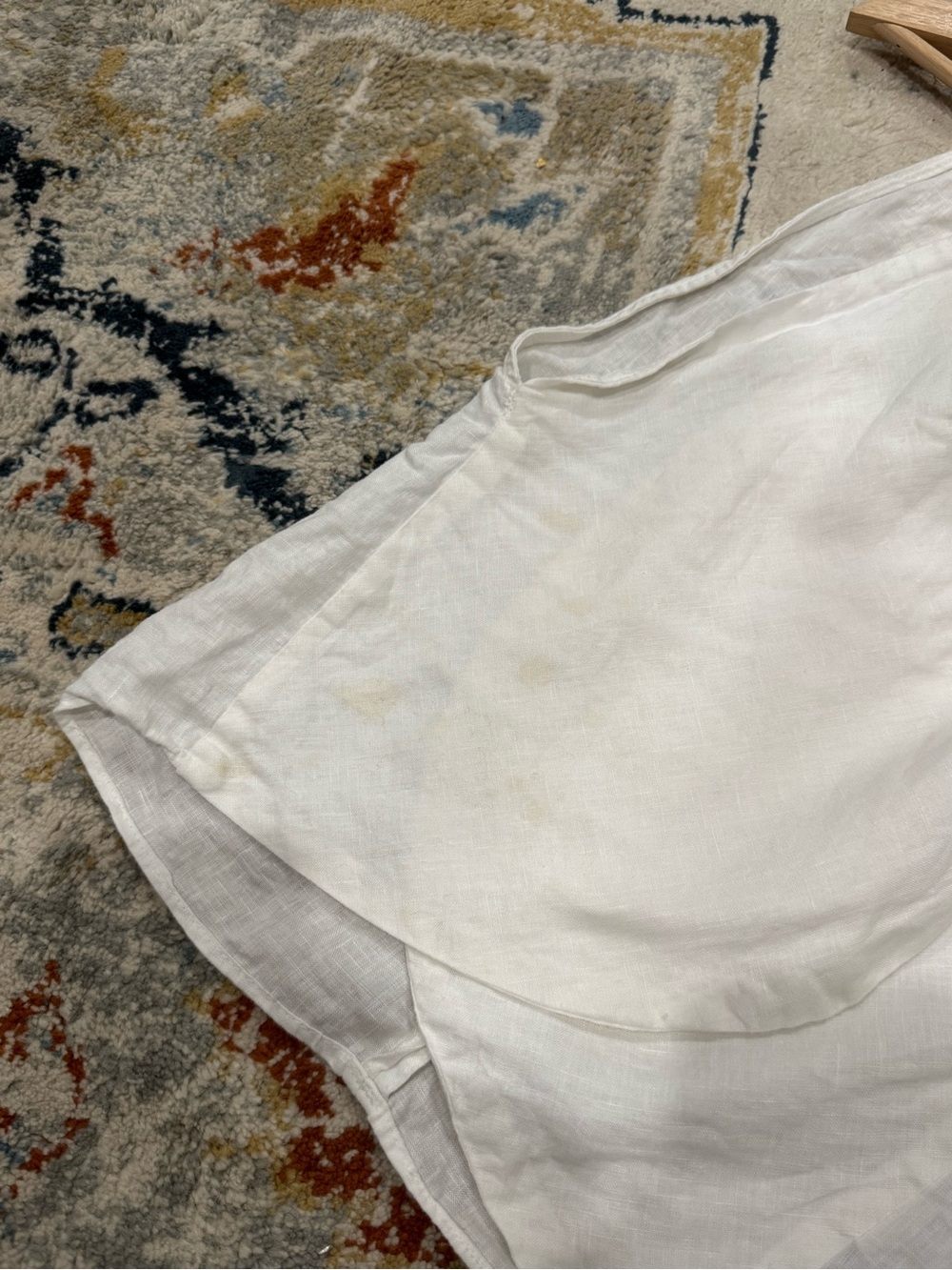 Linen White Halter Crossover Camisole Zara S - Picture 5 of 5